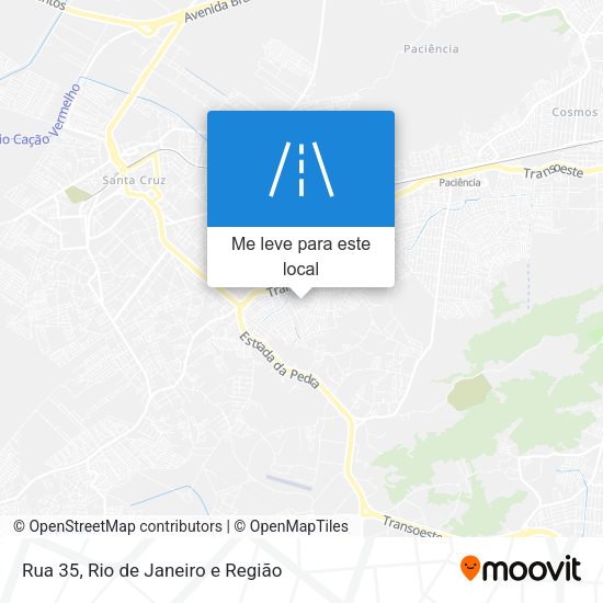 Rua 35 mapa