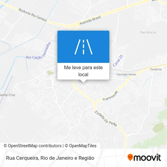 Rua Cerqueira mapa