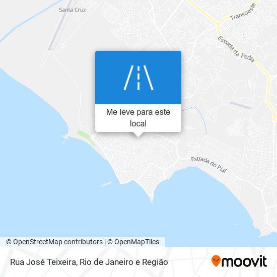 Rua José Teixeira mapa