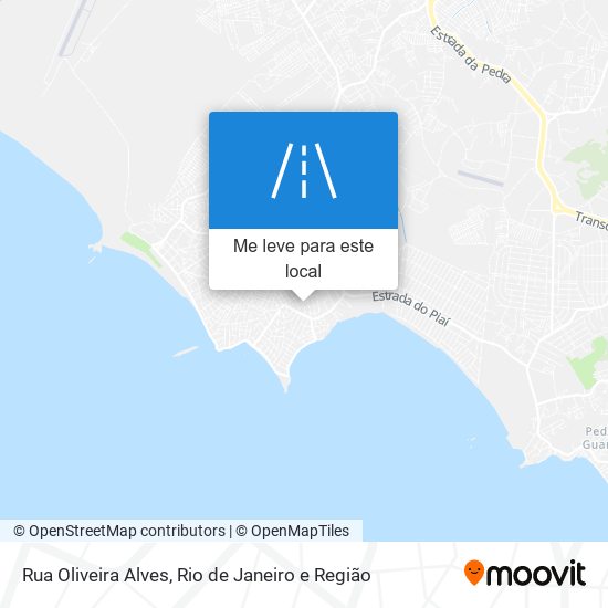 Rua Oliveira Alves mapa