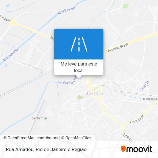 Rua Amadeu mapa