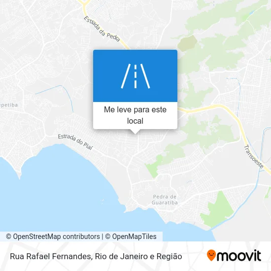 Rua Rafael Fernandes mapa