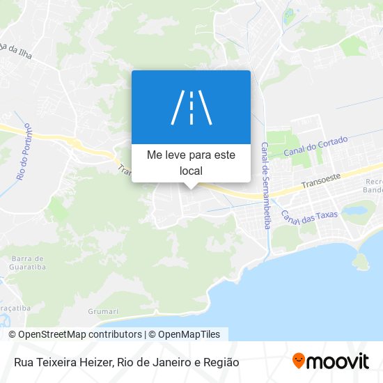 Rua Teixeira Heizer mapa