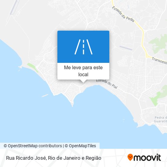 Rua Ricardo José mapa