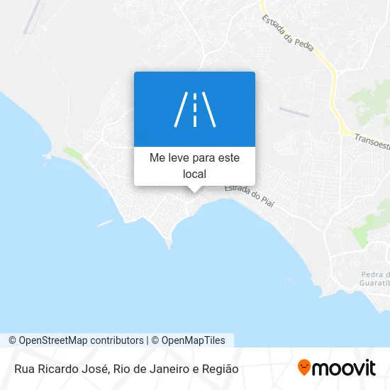Rua Ricardo José mapa
