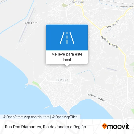 Rua Dos Diamantes mapa