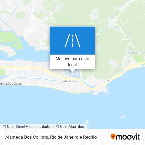 Alameda Dos Colibris mapa