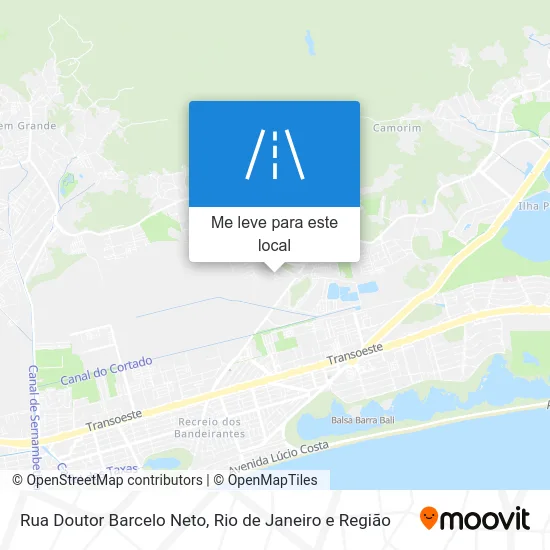 Rua Doutor Barcelo Neto mapa