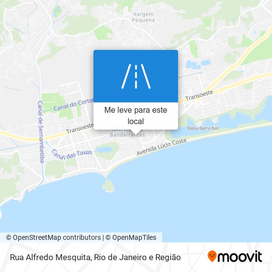 Rua Alfredo Mesquita mapa