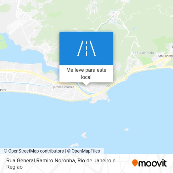Rua General Ramiro Noronha mapa