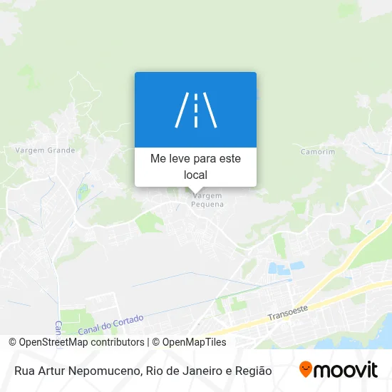 Rua Artur Nepomuceno mapa