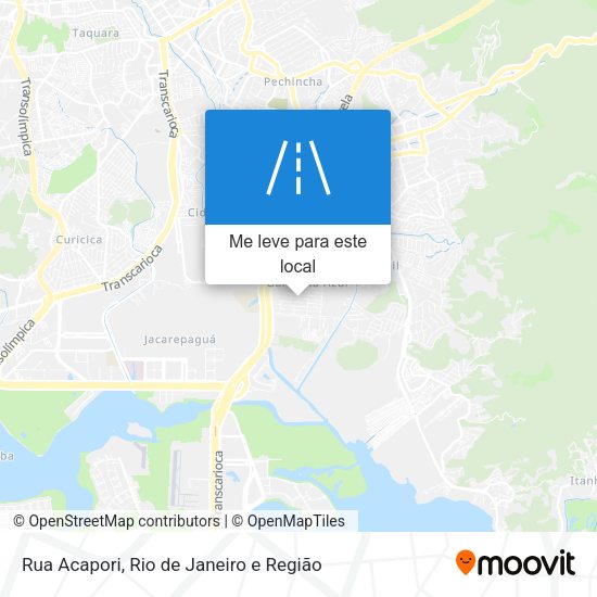Rua Acapori mapa