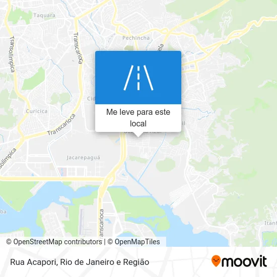 Rua Acapori mapa