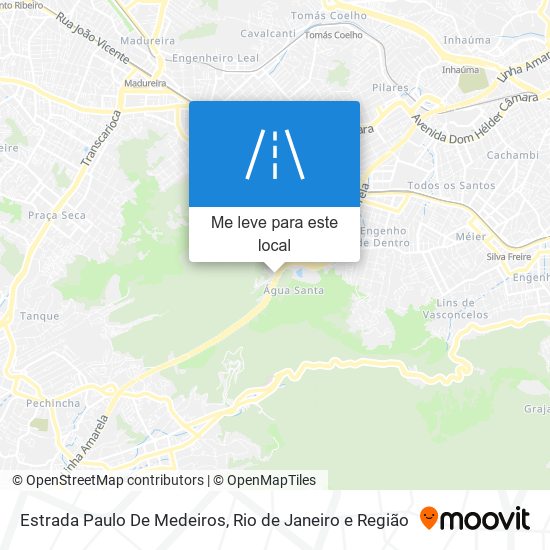 Estrada Paulo De Medeiros mapa