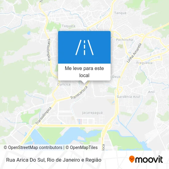 Rua Arica Do Sul mapa