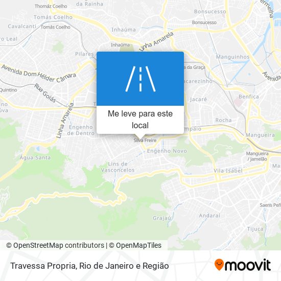 Travessa Propria mapa