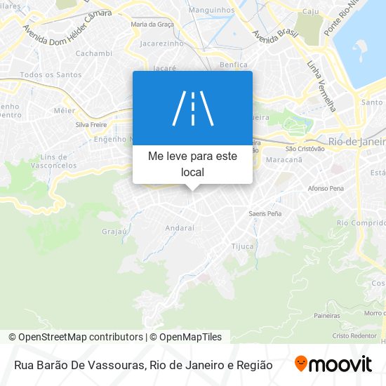 Rua Barão De Vassouras mapa