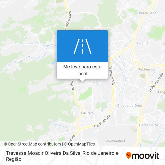 Travessa Moacir Oliveira Da Silva mapa