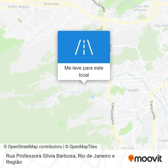 Rua Professora Sílvia Barbosa mapa
