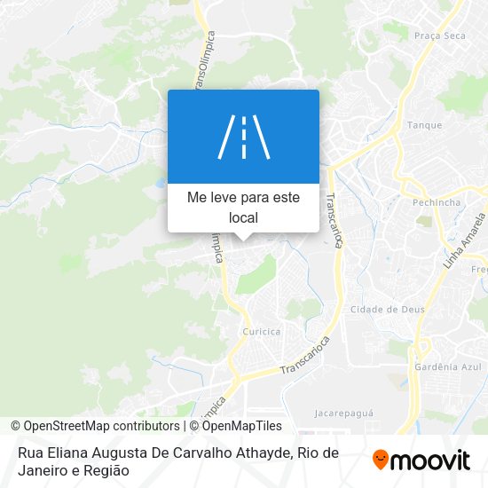 Rua Eliana Augusta De Carvalho Athayde mapa