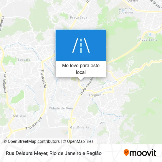 Rua Delaura Meyer mapa