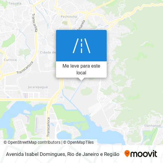 Avenida Isabel Domingues mapa