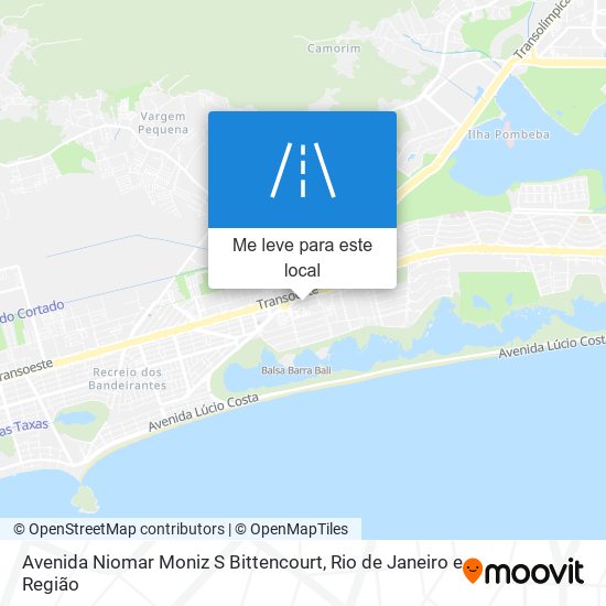 Avenida Niomar Moniz S Bittencourt mapa