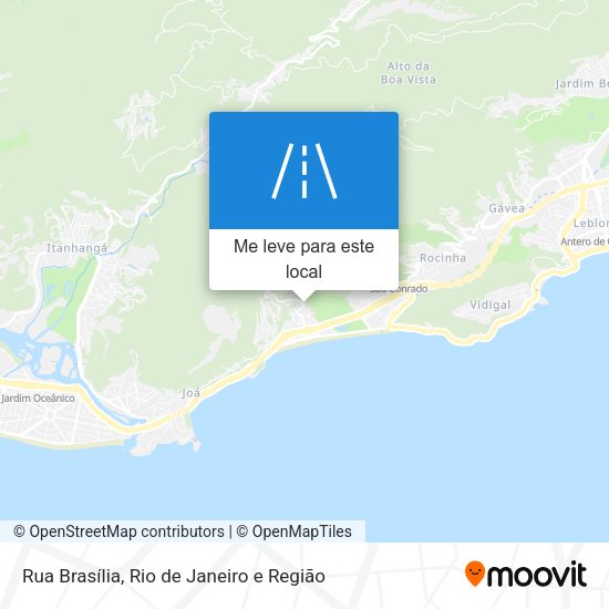 Rua Brasília mapa