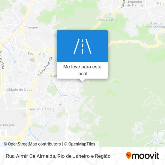 Rua Almir De Almeida mapa