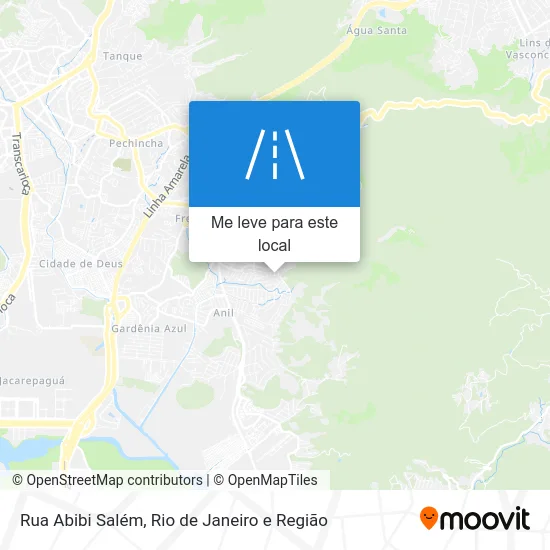 Rua Abibi Salém mapa