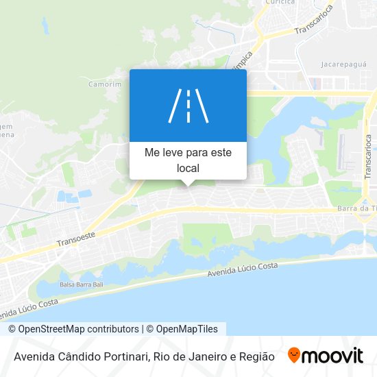 Avenida Cândido Portinari mapa