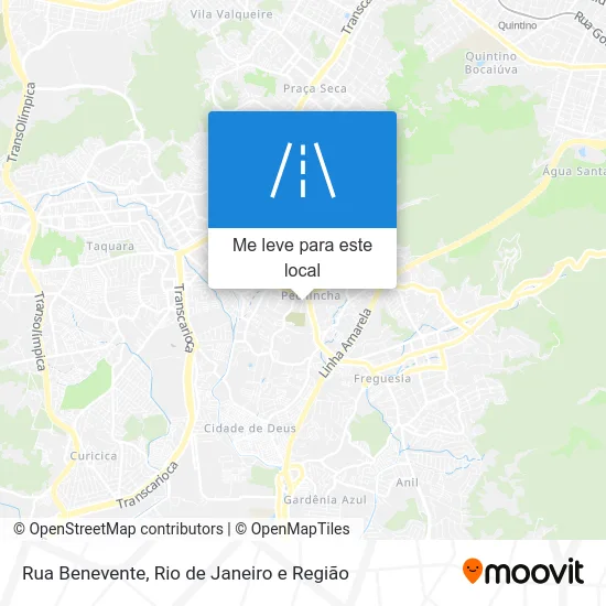 Rua Benevente mapa