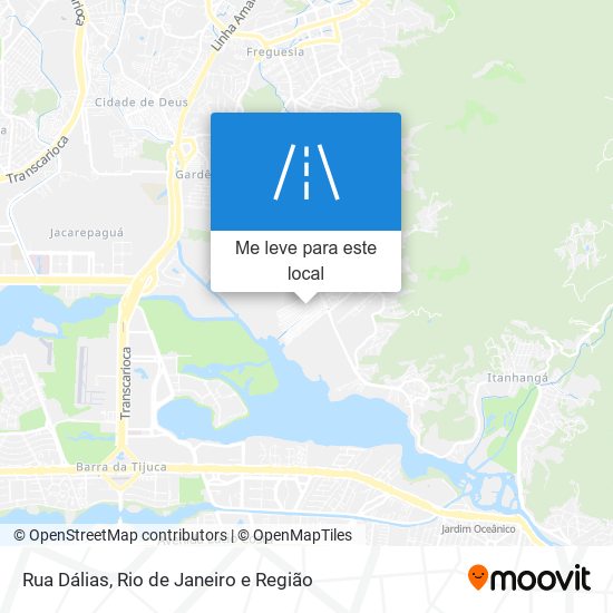 Rua Dálias mapa