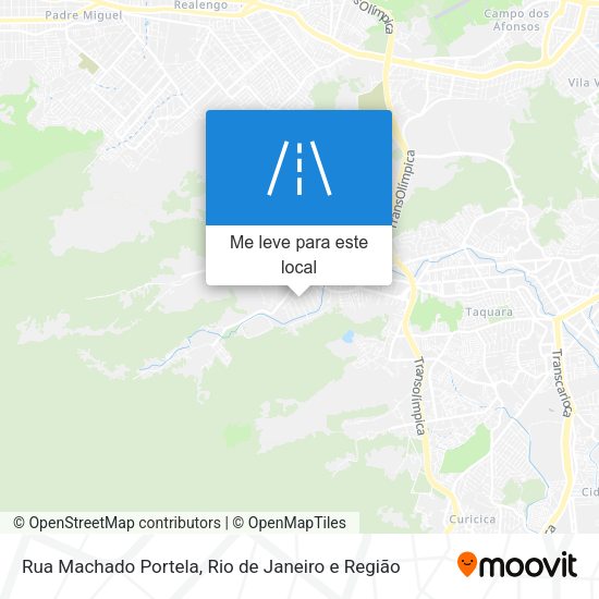Rua Machado Portela mapa