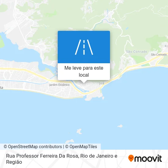 Rua Professor Ferreira Da Rosa mapa