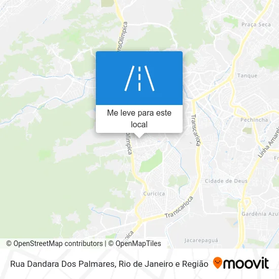 Rua Dandara Dos Palmares mapa