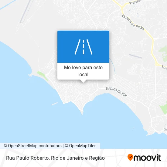 Rua Paulo Roberto mapa