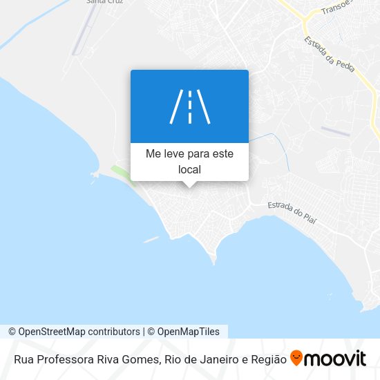 Rua Professora Riva Gomes mapa