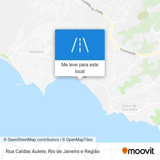Rua Caldas Aulete mapa
