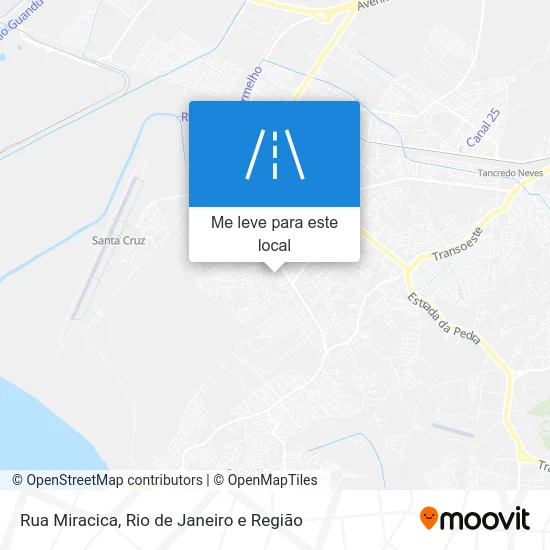 Rua Miracica mapa