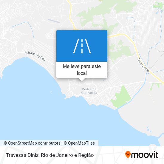 Travessa Diniz mapa