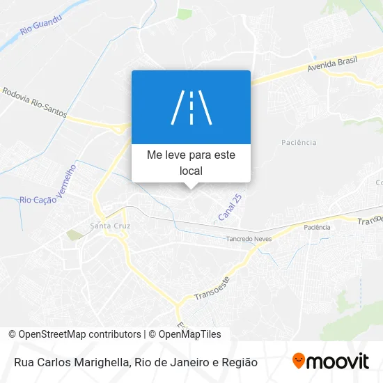 Rua Carlos Marighella mapa