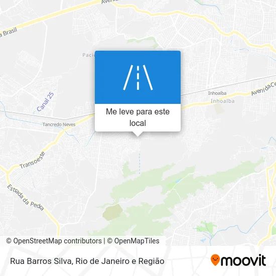 Rua Barros Silva mapa