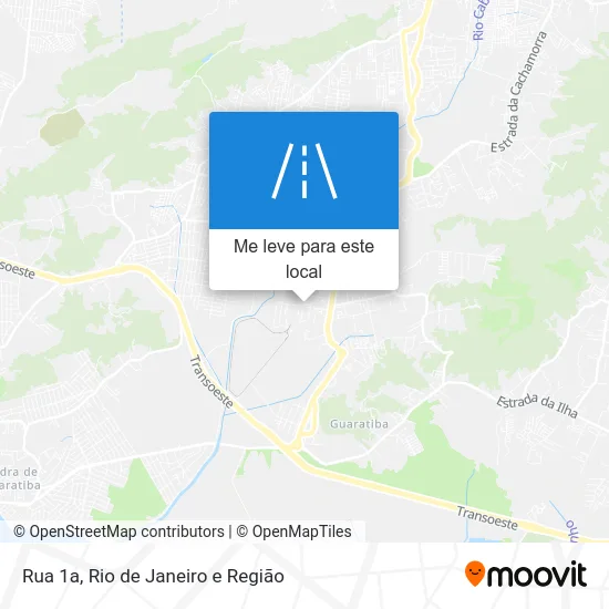 Rua 1a mapa