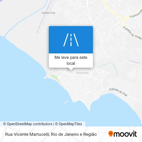 Rua Vicente Martucelli mapa