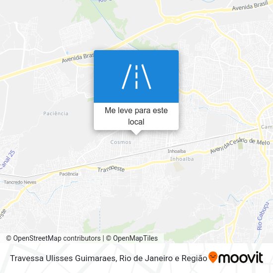 Travessa Ulisses Guimaraes mapa
