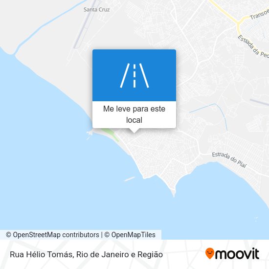 Rua Hélio Tomás mapa