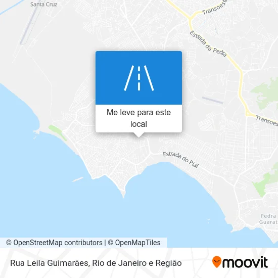 Rua Leila Guimarães mapa