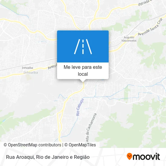 Rua Aroaqui mapa