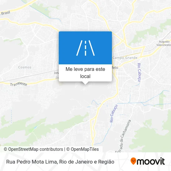 Rua Pedro Mota Lima mapa
